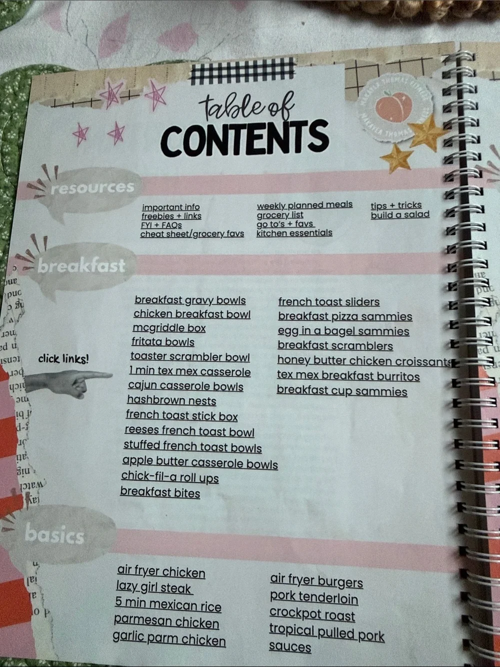 Fit & Fed Makayla Thomas color Cookbook